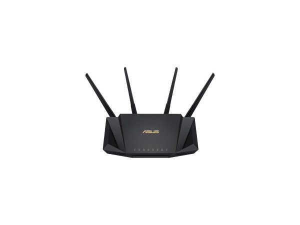 ASUS RT-AX3000 Dual Band WiFi Router, WiFi 6, 802.11ax, Lifetime Internet Security, support AiMesh Whole-home WiFi, 4 x 1Gb LAN ports, USB 3.0, MU-MIMO, OFDMA, VPN - Image 2