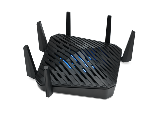 Acer Predator Connect W6 Wi-Fi 6E Gaming Router | Hybrid QoS Compatible with Intel Killer Prioritization Engine | Wi-Fi 6E Tri-Band AXE7800 (2.4GHz/5GHz/6GHz | Gigabit Router | Lifetime Internet Security - Image 2