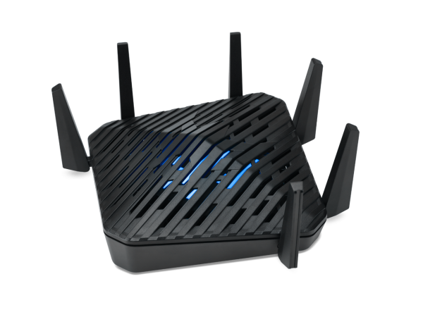 Acer Predator Connect W6 Wi-Fi 6E Gaming Router | Hybrid QoS Compatible with Intel Killer Prioritization Engine | Wi-Fi 6E Tri-Band AXE7800 (2.4GHz/5GHz/6GHz | Gigabit Router | Lifetime Internet Security - Image 3