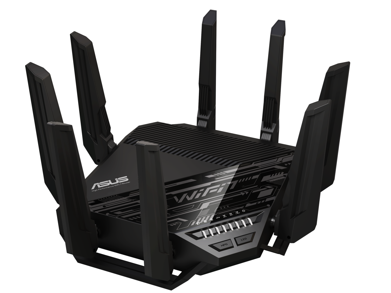 ASUS RT-BE96U BE19000 802.11BE Tri-Band Performance WiFi 7 Extendable Router with 6GHz support, Dual 10G Port, 320Mhz, lifetime internet security , MLO, Multi-RU puncturing , AiMesh Support - Image 5