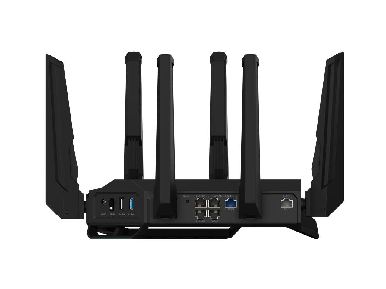 ASUS RT-BE96U BE19000 802.11BE Tri-Band Performance WiFi 7 Extendable Router with 6GHz support, Dual 10G Port, 320Mhz, lifetime internet security , MLO, Multi-RU puncturing , AiMesh Support - Image 3