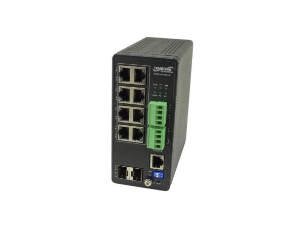 Transition Networks Managed Hardened Gigabit Ethernet PoE++ Switch - Image 3