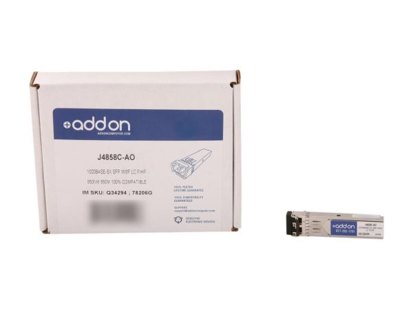 AddOn HP J4858C Compatible 1000 Base-SX SFP Transceiver (MMF, 850nm, 550m, LC) - Image 5