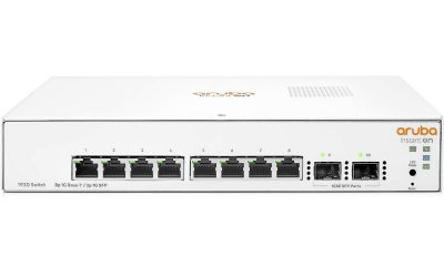 Aruba Instant On 1930 8-Port Gb Ethernet 8 x GE, 2X 1G SFP, L2+ Smart Switch US Cord (JL680A#ABA)