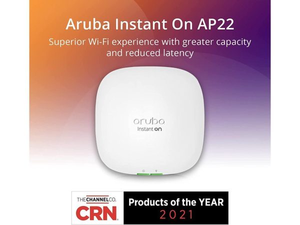 Aruba Instant On AP22 802.11ax 2x2 Wi-Fi 6 Wireless Access Point | US Model | Power Source Included (R6M49A) - Image 4