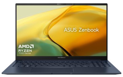 2023 ASUS Zenbook 15 laptop, 15.6” FHD Display, AMD Ryzen 7 7735U CPU, AMD Radeon Graphics, 16GB RAM, 512GB SSD, Windows 11 Home, Ponder Blue, UM3504DA-NB74