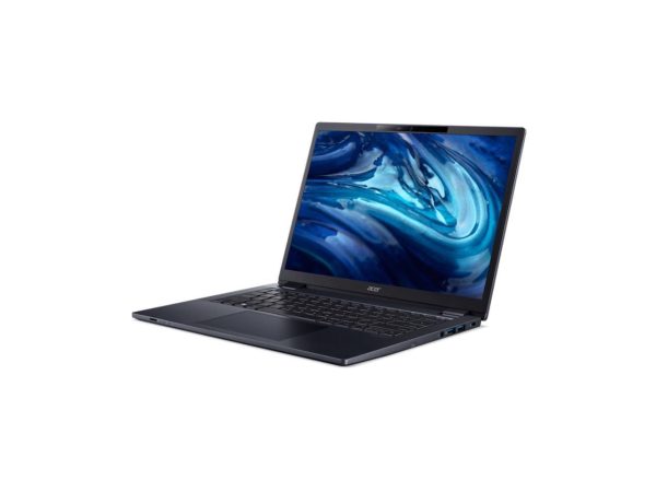 Acer TravelMate P4 P414-52 14" Notebook WUXGA - 1920 x 1200 - Intel Core i5 12th Gen i5-1240P Dodeca-core (12 Core) 1.70 GHz - 16 GB Total RAM - 512 GB SSD - Slate Blue - Windows 10 Pro - Image 3