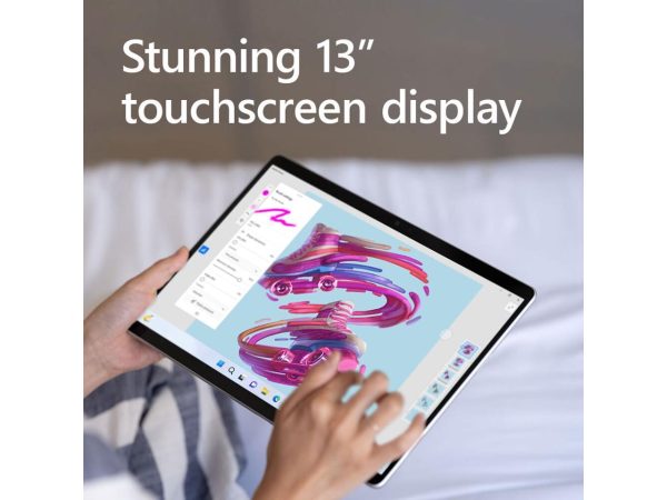 Microsoft Surface Pro 9 For Business - Intel Core i5 10-Core (12th Gen) - 13" PixelSense Flow 10-Point Touchscreen -  16GB LPDDR5 - 256GB SSD - Windows 11 Pro - Platinum  QIA-00001 - Image 3
