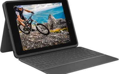 Logitech Rugged Folio Protective Keyboard Case for 10.9″ iPad 10th Gen (Graphite)