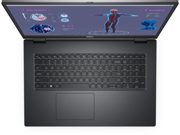 DELL Mobile Workstation 17" Precision 7780 Intel Core i7 13th Gen 2.10GHz 32GB Memory 512 GB SSD NVIDIA Quadro RTX 4000 17.0" Windows 11 Pro 7780 Notebook Laptop - Image 2