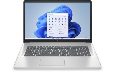 HP Laptop Intel Celeron N4120 (1.10GHz) 4GB Memory 128 GB PCIe SSD Intel UHD Graphics 600 17.3″ Touchscreen Windows 11 in S mode 17-cn0691ds