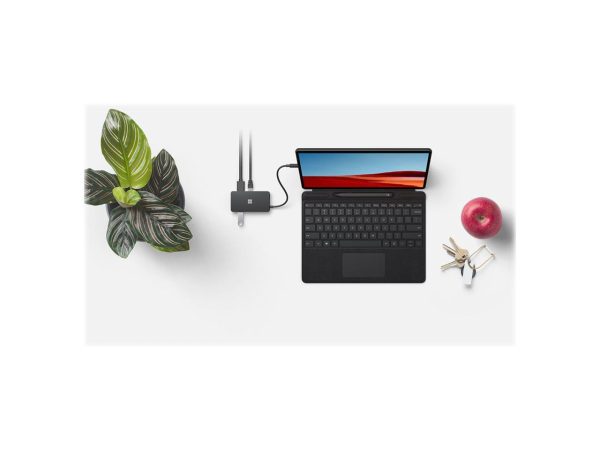 Microsoft USB-C Travel Hub - docking station - USB-C - VGA, HDMI - GigEhernet - Image 2