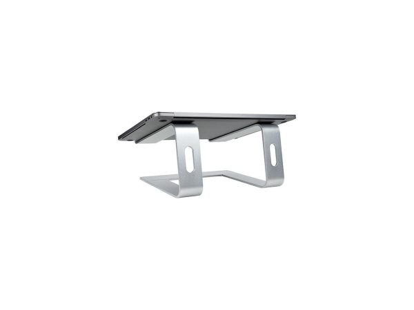 StarTech Laptop Stand for Desk, Supports 5kg / 11lb, Aluminum, Silver, Ergonomic Laptop Riser, Portable Laptop Holder - Image 3