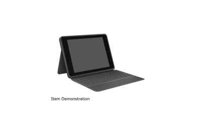 Logitech Rugged Folio Keyboard Case with Drop Protection for iPad (7th Gen)