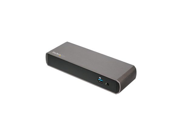 StarTech.com TB3DK2DPPD Dual 4K Monitor Thunderbolt 3 Dock with DisplayPort - 85 W Power Delivery + Charging - Mac & Windows (TB3DK2DisplayPortPD)