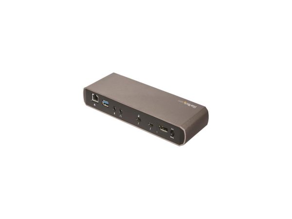 StarTech.com TB3DK2DPPD Dual 4K Monitor Thunderbolt 3 Dock with DisplayPort - 85 W Power Delivery + Charging - Mac & Windows (TB3DK2DisplayPortPD) - Image 2