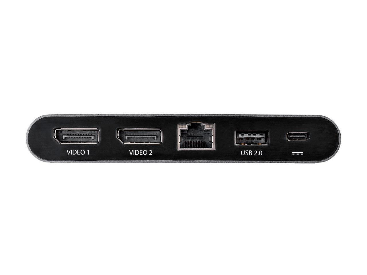 StarTech.com DK30C2DAGPD USB-C Multiport Adapter - Dual-Monitor - Windows - USB-C to Dual 4K DisplayPort Adapter - 2x USB-A Ports - 100W PD 3.0 - GbE - Image 4