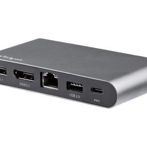 StarTech.com DK30C2DAGPD USB-C Multiport Adapter - Dual-Monitor - Windows - USB-C to Dual 4K DisplayPort Adapter - 2x USB-A Ports - 100W PD 3.0 - GbE
