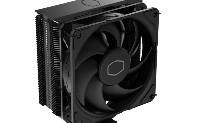 Cooler Master Hyper 212 Black CPU Air Cooler, SickleFlow 120 Edge Fan, Aluminum Top Cover, 4 Copper Heat Pipes, CryoFuze, 152mmTall, Brackets AMD Ryzen AM5|AM4, Intel LGA1700|1200 (RR-S4KK-25SN-R1)