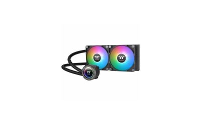 Thermaltake TH240 ARGB Sync V2 CPU Liquid Cooler/AlO Liquid Cooling/Fan 120mm*2/PWM 500~2000 RPM/Mirror Waterblock/MB ARGB Sync Control, CL-W361-PL12SW-A