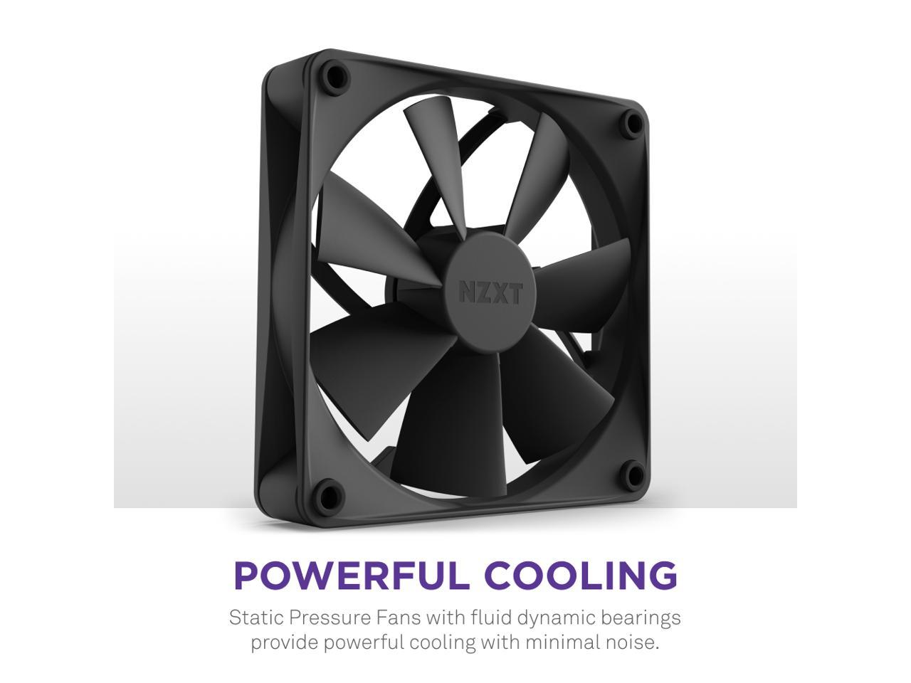 NZXT Kraken Elite 240mm - RL-KN24E-B1 β AIO CPU Liquid Cooler β Customizable LCD Display - 2 x F120P Static Pressure Fan Radiator Fans LGA 1700 / AM5 Compatible - Image 5