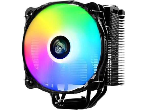 Enermax ETS-F40 ARGB CPU Air Cooler, 200W+ TDP for Intel/ AMD Universal Socket, AM4 & AM5 / LGA 1700/1200/1151, 4 Direct Contact Heat Pipes, 140mm Silent PWM Fan - AM5 & LGA1700 Ready - Image 3