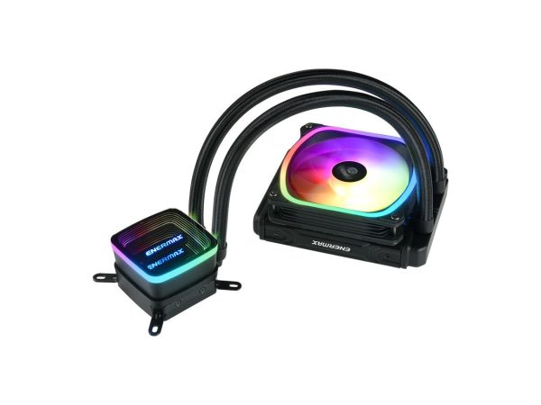 Enermax AQUAFUSION ADV 120 ARGB AIO CPU Liquid Cooler, Infinity Mirror RGB Pump, 120mm Radiator, SquaA ADV RGB PWM Fan, 300W TDP, 500 – 2000 RPM, Dual-Chamber Water Block, AM4 / LGA 1200/1151 - AMD AM5 & Intel LGA1700 Ready - Image 3