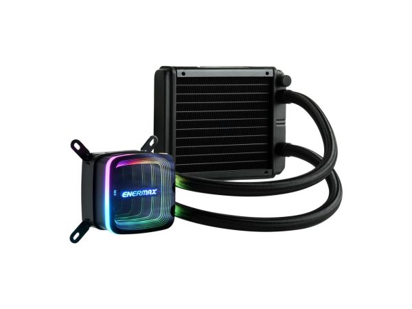 Enermax AQUAFUSION ADV 120 ARGB AIO CPU Liquid Cooler, Infinity Mirror RGB Pump, 120mm Radiator, SquaA ADV RGB PWM Fan, 300W TDP, 500 – 2000 RPM, Dual-Chamber Water Block, AM4 / LGA 1200/1151 - AMD AM5 & Intel LGA1700 Ready - Image 4