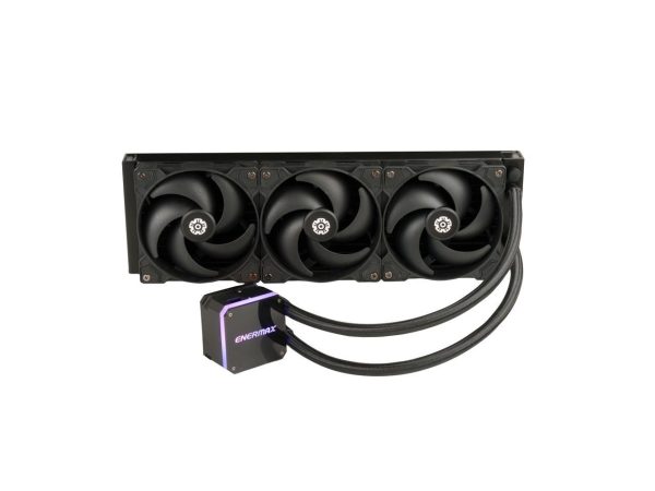 ENERMAX LIQMAX III SF 360 ARGB AIO CPU Liquid Cooler - 360mm Radiator, Dual-Chamber Water Block, Triple Pressure-Optimized Silent Flow 120mm FDB Fans up to 1800 RPM - AM5 & LGA1700 Ready - Image 4