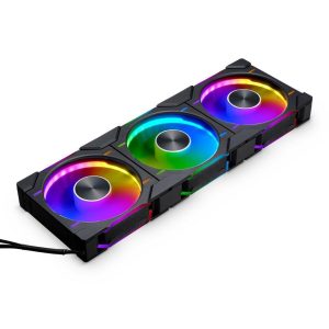 Phanteks D30-120 D30-120, Black, 3 Pack 120 mm DRGB LED (573) Case Fans