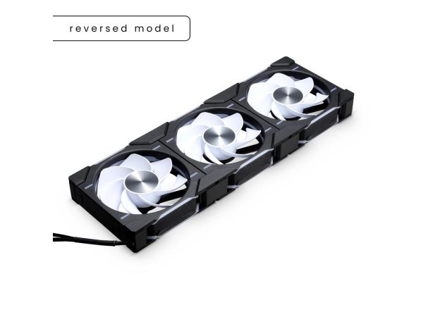 Phanteks D30-120 DRGB PWM FAN 3Pack, Reverse Airflow Model, Premium D-RGB Performance Fans, Halos lighting Effect, ARGB/DRGB lighting, Daisy-chain Fan Linking system, Black, 3Pack - Image 2