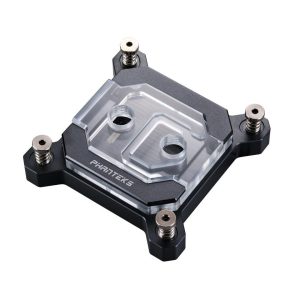 Phanteks Glacier C370I CPU Water Block for Intel Sockets 1700/1200/115x, Pure Copper Base, Digital-RGB Lighting, Black