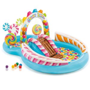 Intex Kids Inflatable Candy Zone Play Center Kids Slash Pool