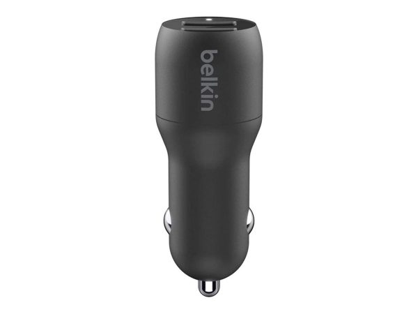 DUAL USB-A CAR CHARGER 12W X2 BLK - Image 5