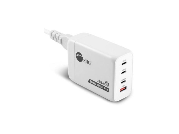 SIIG 200W GaN PD Combo Charger 3C1A ACPW1V11S1 - Image 2