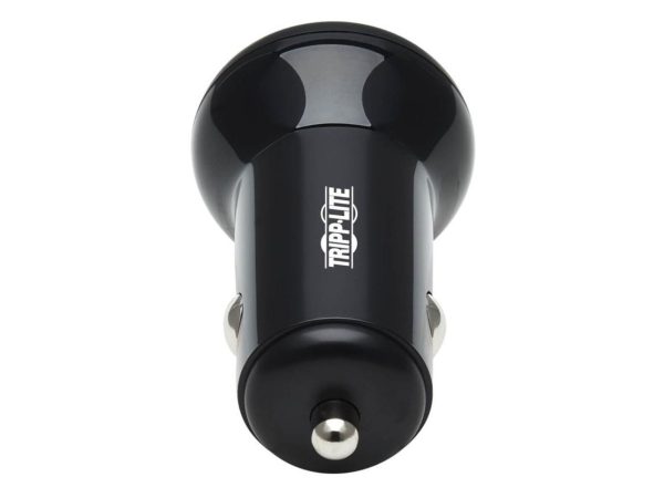 TRIPP LITE U280-C02-24W-1B USB CAR CHARGER DUAL-PORT 24W CHARGING USB C USB-A QC 3.0 BLACK - Image 4