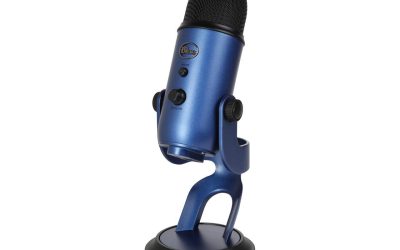 Blue Yeti USB Microphone for PC, Mac, Gaming, Recording, Streaming, Podcasting, Studio and Computer Condenser Mic with Blue VO!CE effects, 4 Pickup Patterns, Plug and Play – Midnight Blue