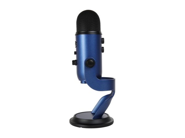 Blue Yeti USB Microphone for PC, Mac, Gaming, Recording, Streaming, Podcasting, Studio and Computer Condenser Mic with Blue VO!CE effects, 4 Pickup Patterns, Plug and Play – Midnight Blue - Image 3