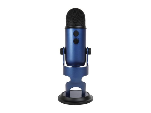 Blue Yeti USB Microphone for PC, Mac, Gaming, Recording, Streaming, Podcasting, Studio and Computer Condenser Mic with Blue VO!CE effects, 4 Pickup Patterns, Plug and Play – Midnight Blue - Image 4