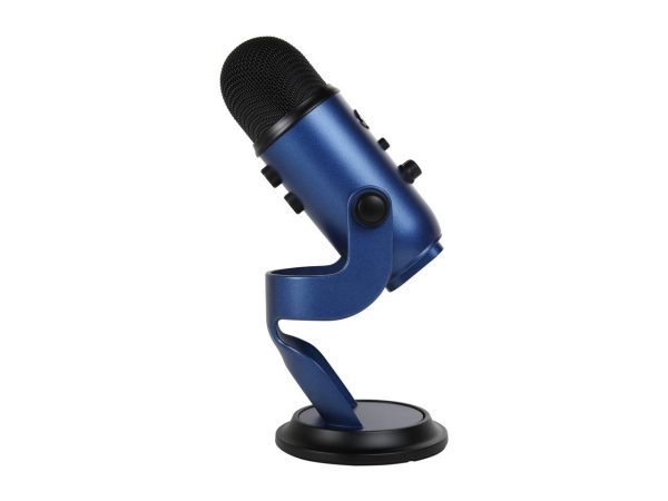 Blue Yeti USB Microphone for PC, Mac, Gaming, Recording, Streaming, Podcasting, Studio and Computer Condenser Mic with Blue VO!CE effects, 4 Pickup Patterns, Plug and Play – Midnight Blue - Image 5