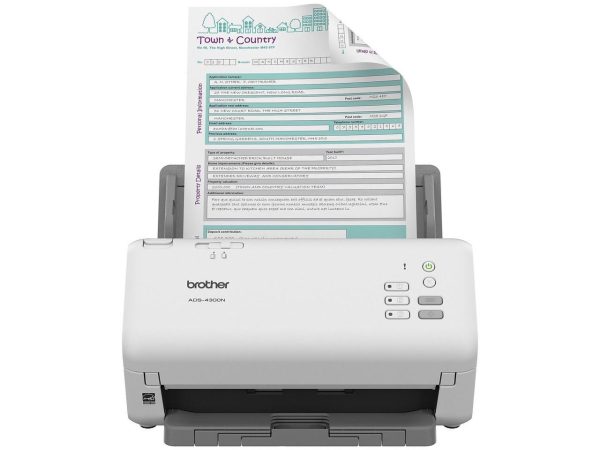 Brother ADS4300N 24 bit Dual CIS 600 x 600 dpi Sheet Fed Professional Desktop Scanner - Image 2