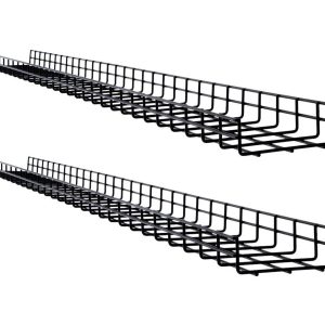 Tripp Lite Wire Mesh Cable Tray 150 x 50 x 1500 mm 6 in. x 2 in. x 5 ft. 2-Pack SRWB6210X2STR