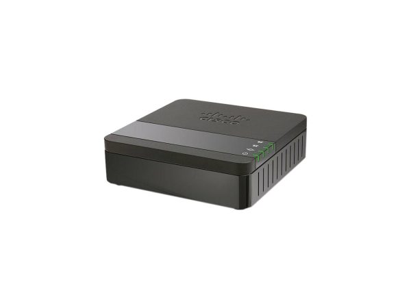 Cisco 2-Port Analog Telephone Adapter - 1 x RJ-45 - 2 x FXS - Fast Ethernet - Wall Mountable,