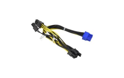 Supermicro CBL-PWEX-1017 20cm 8-Pin CPU to 2x 6+2 Pin PCIe GPU Cable