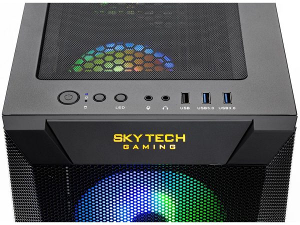 Skytech Chronos Gaming PC Desktop  INTEL Core i7 13700F 2.1 GHz, NVIDIA RTX 4060 Ti, 1TB NVME SSD, 32GB DDR5 RAM RGB, 650W GOLD PSU, 360mm AIO, 11AC Wi-Fi, Windows 11 Home 64-bit - Image 4