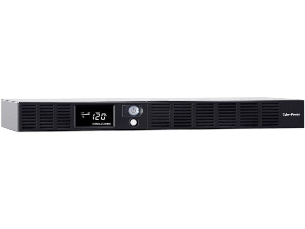 CyberPower Smart App Intelligent LCD Rackmount GreenPower UPS OR500LCDRM1U 500VA 300W 4 x 5-15R Battery/Surge Protected 2 x 5-15R Surge Protected Outlets UPS