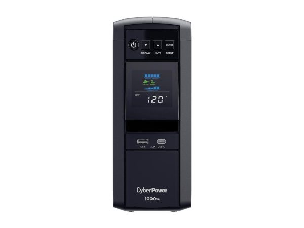 CyberPower CP1000PFCLCD UPS 1000 VA / 600 Watts PFC compatible Pure Sine Wave - Image 2