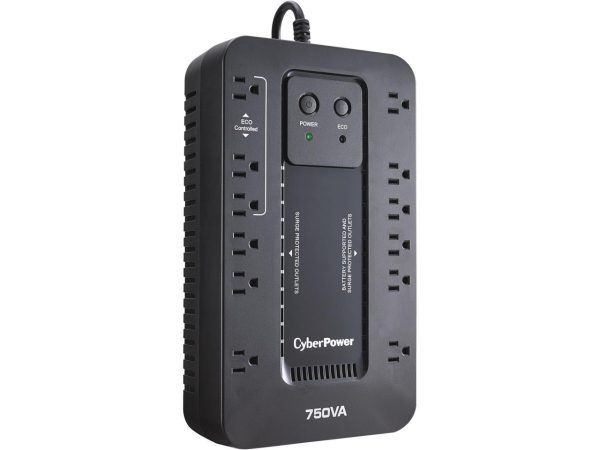 CyberPower EC750G ECO 750 VA / 450W Energy Efficient Desktop UPS