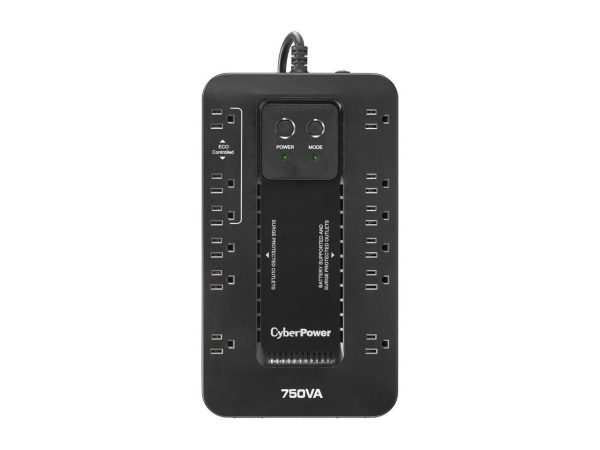 CyberPower EC750G ECO 750 VA / 450W Energy Efficient Desktop UPS - Image 2