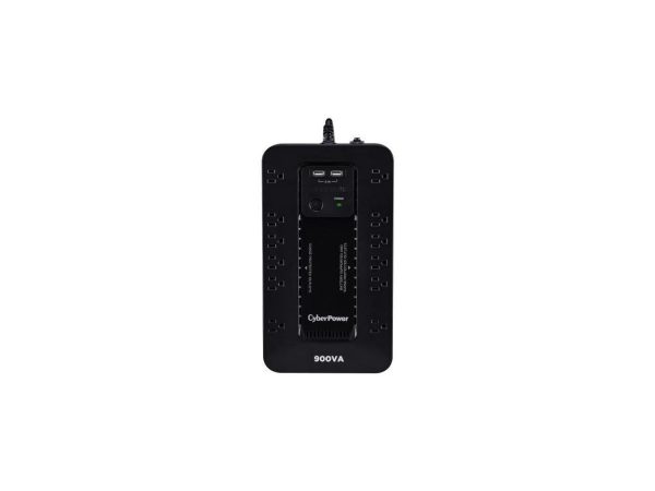 CyberPower ST900U Standby UPS System, 900 VA / 500 Watts, 12 Outlets, 2 USB Charging Ports, Compact